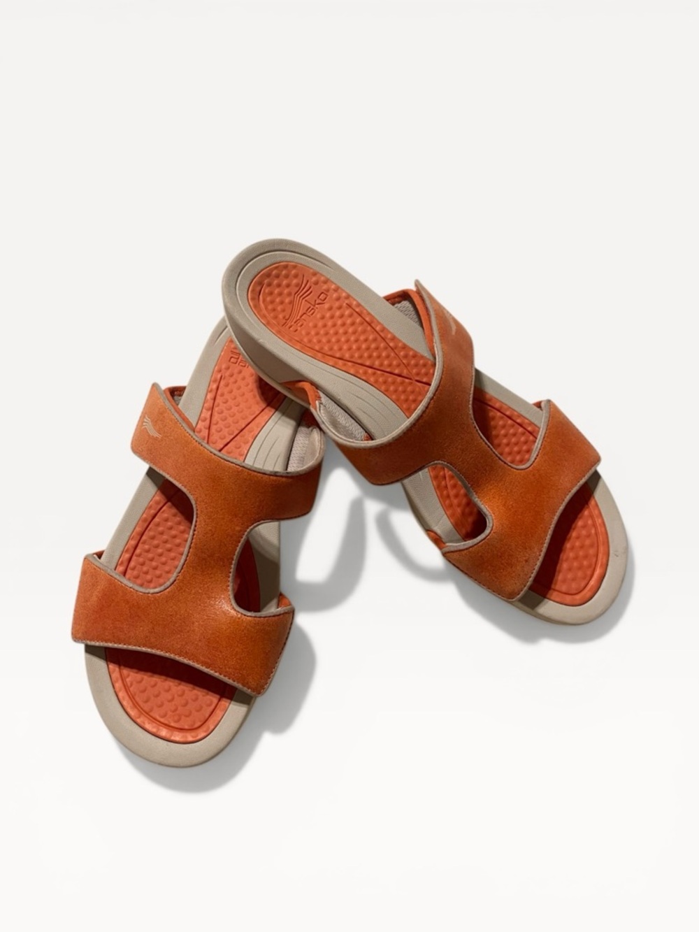 Dansko Sandals Season Genuine Leather Burnt Orange Size EU 40 US 9.5-10